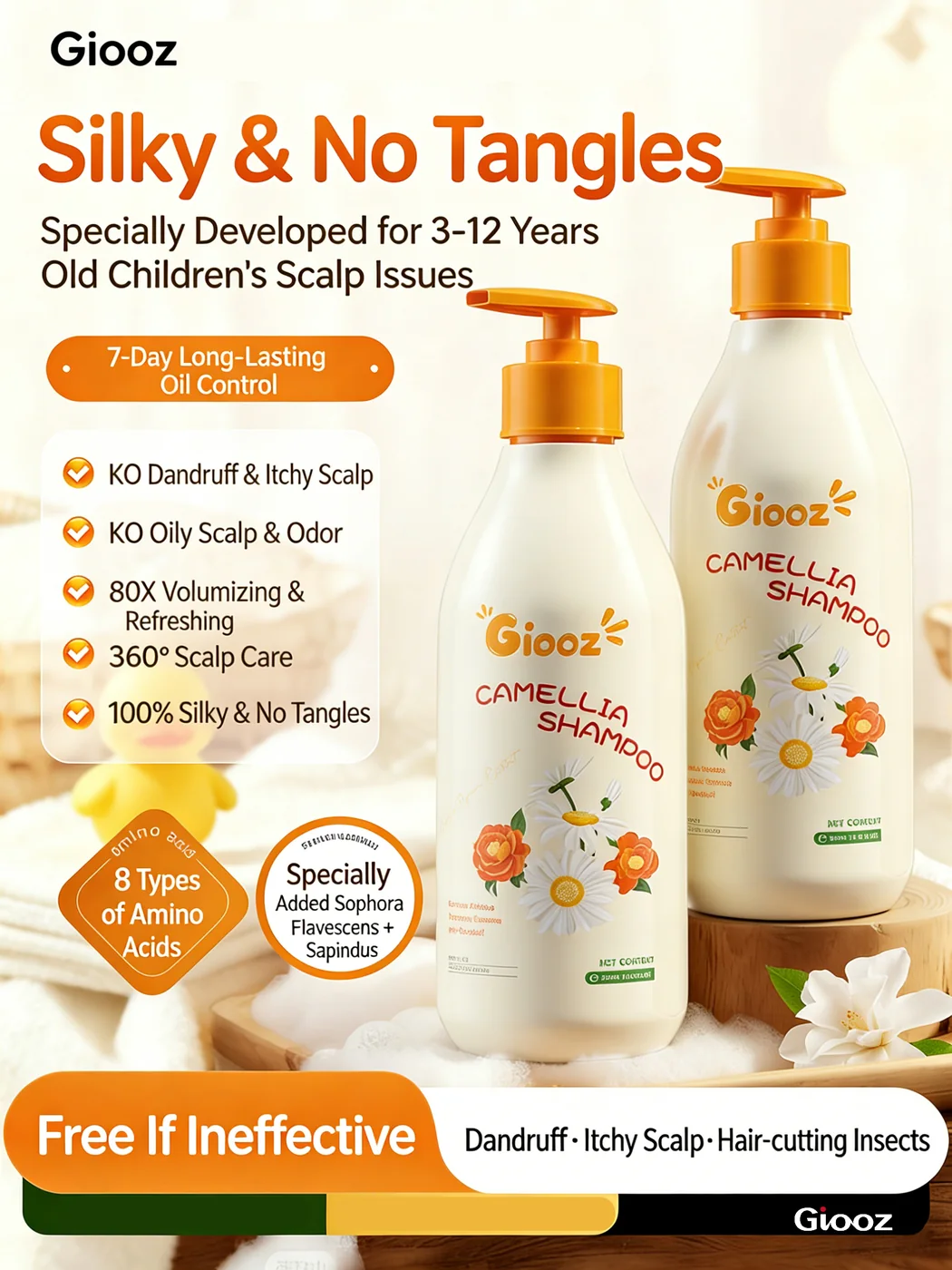 Camellia Shampoo detail view 1